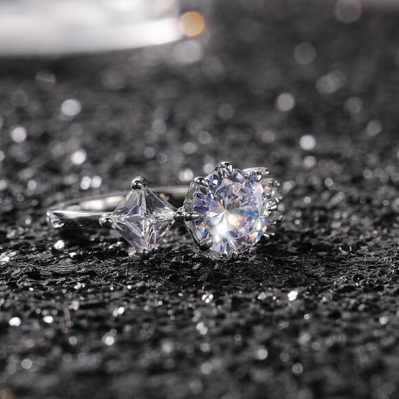 $_57.JPG?set_id=8800005007 CZ Square Leaf 925 Silver Plated Wedding/Engagement Ring for Women, K940